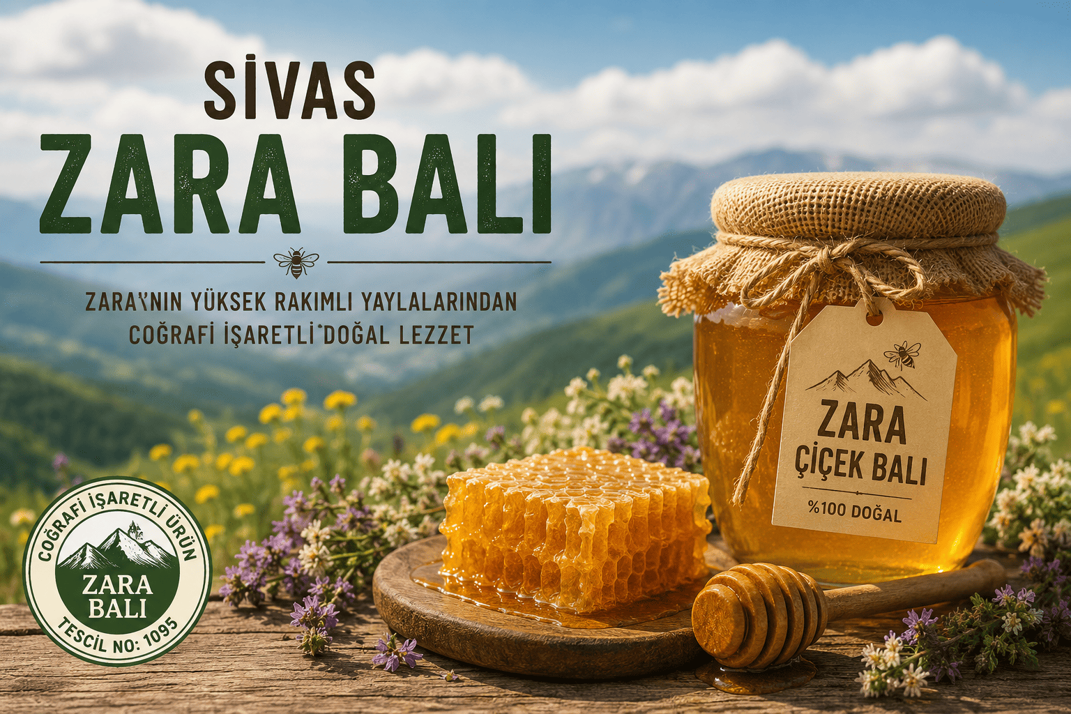 Sivas Zara Balı | Coğrafi İşaretli Zara Çiçek Balı